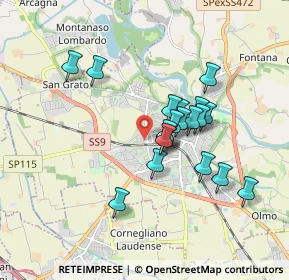 Mappa Via Nicola Calipari, 26900 Lodi LO, Italia (1.4095)