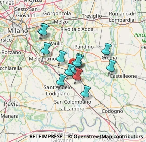 Mappa Via Nicola Calipari, 26900 Lodi LO, Italia (9.10786)