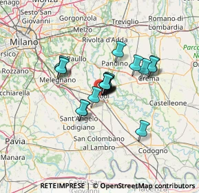 Mappa Via Nicola Calipari, 26900 Lodi LO, Italia (8.60842)
