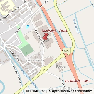 Mappa Via F.lli Cairoli, 9, 27015 Landriano, Pavia (Lombardia)
