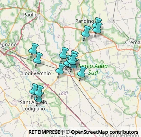 Mappa Via Lago D'Iseo, 26900 Lodi LO, Italia (5.72667)