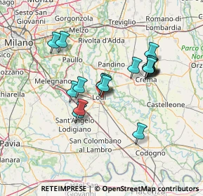 Mappa Via Lago D'Iseo, 26900 Lodi LO, Italia (11.99833)