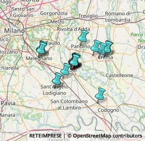 Mappa Via Cremonesi Secondo, 26900 Lodi LO, Italia (8.43842)