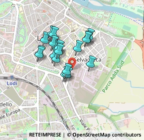 Mappa Via Cremonesi Secondo, 26900 Lodi LO, Italia (0.3255)