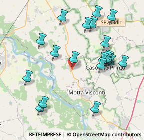 Mappa Via Privata Ferruccio Parri, 20080 Besate MI, Italia (4.236)