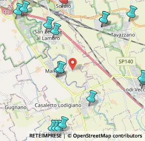 Mappa Via Costituzione, 26852 Casaletto Lodigiano LO, Italia (3.07944)
