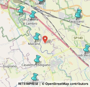 Mappa Via Costituzione, 26852 Casaletto Lodigiano LO, Italia (3.08545)