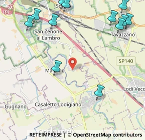 Mappa Via Costituzione, 26852 Casaletto Lodigiano LO, Italia (2.96333)