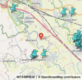Mappa Via Costituzione, 26852 Casaletto Lodigiano LO, Italia (3.02267)