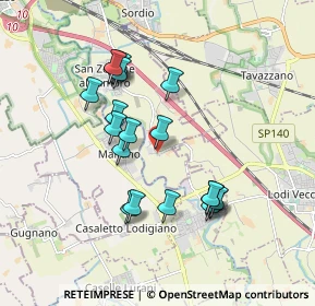 Mappa Via Costituzione, 26852 Casaletto Lodigiano LO, Italia (1.672)