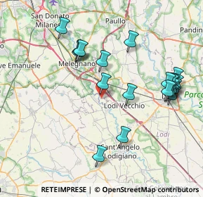 Mappa Via del Colombarolo, 26852 Casaletto Lodigiano LO, Italia (8.451)