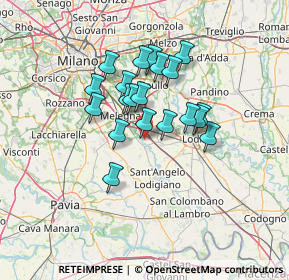 Mappa Via del Colombarolo, 26852 Casaletto Lodigiano LO, Italia (10.3575)