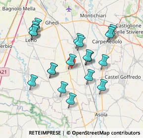 Mappa Via Stroppe, 25010 Isorella BS, Italia (7.08895)