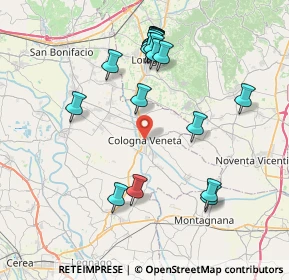 Mappa Via Marco Minghetti, 37044 Cologna veneta VR, Italia (8.0955)