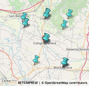 Mappa Via Marco Minghetti, 37044 Cologna veneta VR, Italia (7.682)