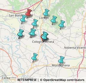 Mappa Via Marco Minghetti, 37044 Cologna veneta VR, Italia (6.58125)