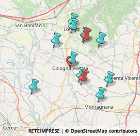 Mappa Via Marco Minghetti, 37044 Cologna veneta VR, Italia (6.6775)