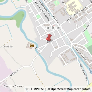 Mappa Piazza Garibaldi, 9, 27015 Landriano PV, Italia, 27015 Landriano, Pavia (Lombardia)