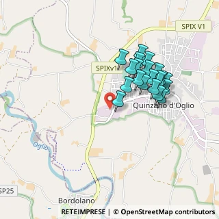 Mappa Via Enrico Fermi, 25027 Quinzano d'Oglio BS, Italia (0.8115)
