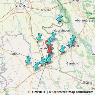 Mappa Via Cairoli, 27024 Cilavegna PV, Italia (6.01357)