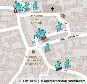 Mappa Piazza Garibaldi, 27024 Cilavegna PV, Italia (0.0975)
