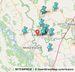 Mappa Via Marco Biagi, 27022 Casorate Primo PV, Italia (2.73667)