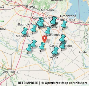 Mappa Via Zanaboni, 25010 Isorella BS, Italia (11.5655)