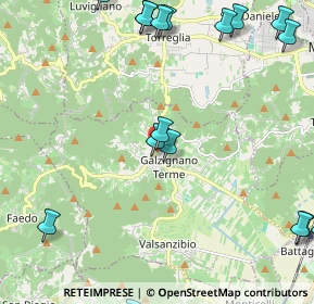 Mappa Via Libero Benedetti, 35030 Galzignano Terme PD, Italia (3.249)