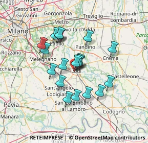 Mappa Via Francesco Sforza, 26900 Lodi LO, Italia (11.0345)