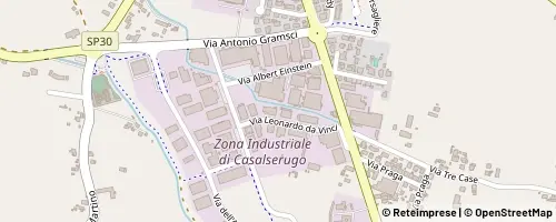 Mappa Casalserugo