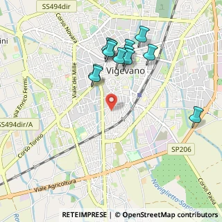 Mappa Via Vincenzo Bellini, 27029 Vigevano PV, Italia (0.97)