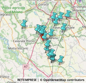 Mappa Via P. Mascagni, 20080 Casarile MI, Italia (5.7785)