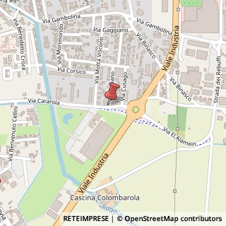 Mappa Via Cararola, 73, 27029 Vigevano, Pavia (Lombardia)