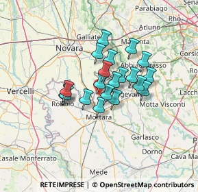 Mappa Via Vecchiarino, 27024 Cilavegna PV, Italia (9.232)