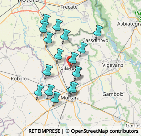 Mappa Via Vecchiarino, 27024 Cilavegna PV, Italia (6.40824)