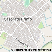 Kaart Casorate Primo