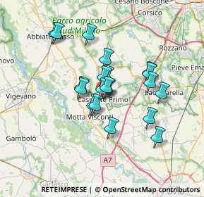 Mappa Via Battisti, 27022 Casorate Primo PV, Italia (5.402)