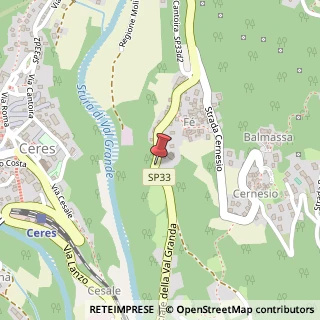 Mappa Via Milano, 12, 10070 Ceres, Torino (Piemonte)