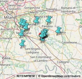 Mappa Via Madre Cabrini, 26900 Lodi LO, Italia (8.86125)