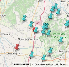 Mappa Via Motterelle, 36025 Noventa vicentina VI, Italia (9.235)