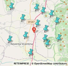 Mappa Via Motterelle, 36025 Noventa vicentina VI, Italia (4.475)