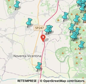 Mappa Via Motterelle, 36025 Noventa vicentina VI, Italia (6.5275)