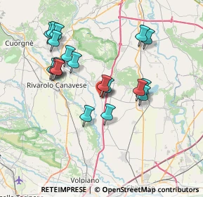Mappa Via Malpiardo, 10090 San Giusto Canavese TO, Italia (7.19)