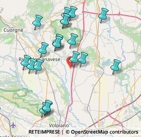 Mappa Via Malpiardo, 10090 San Giusto Canavese TO, Italia (8.2)