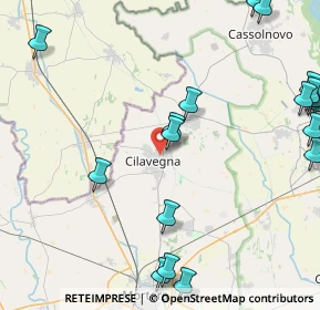 Mappa Via Giuseppe Ungaretti, 27024 Cilavegna PV, Italia (6.1345)