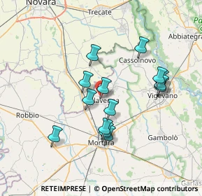 Mappa Via Moro Aldo, 27024 Cilavegna PV, Italia (6.41286)