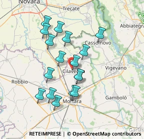 Mappa Via Moro Aldo, 27024 Cilavegna PV, Italia (6.42353)