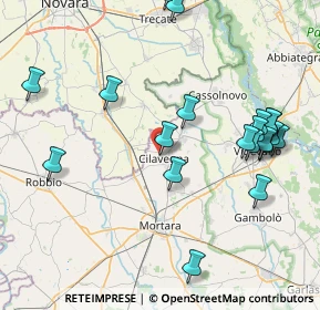 Mappa Via Moro Aldo, 27024 Cilavegna PV, Italia (9.216)