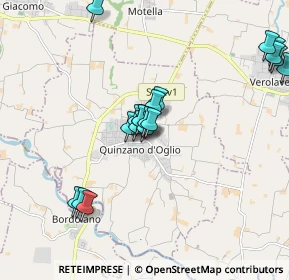 Mappa QUINZANO D'OGLIO Piazza IV Novembre, 25027 Quinzano d'Oglio BS, Italia (1.921)