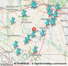 Mappa QUINZANO D'OGLIO Piazza IV Novembre, 25027 Quinzano d'Oglio BS, Italia (18.245)